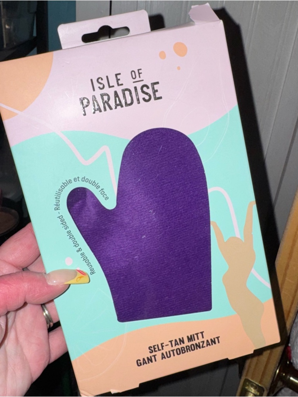 Self tan mitt